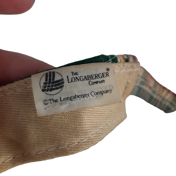 1997 Vintage Longaberger Patchwork Baseball Cap - Picture 8 of 8